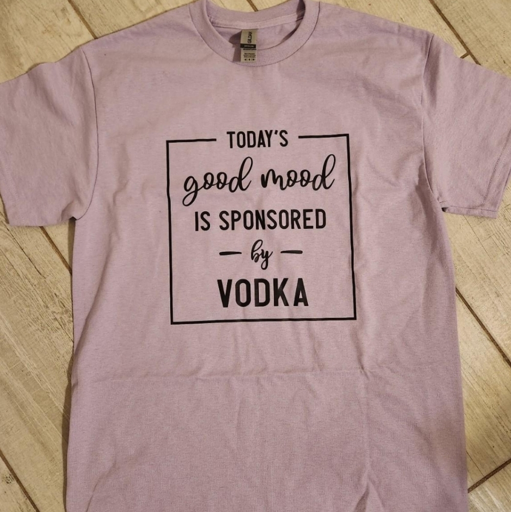 new unisex good mood sponsored tee shirt